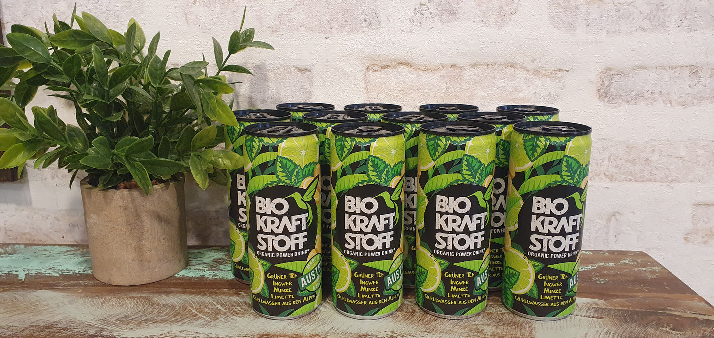 Bio Energy Drink Biokraftstoff 12 Dosen