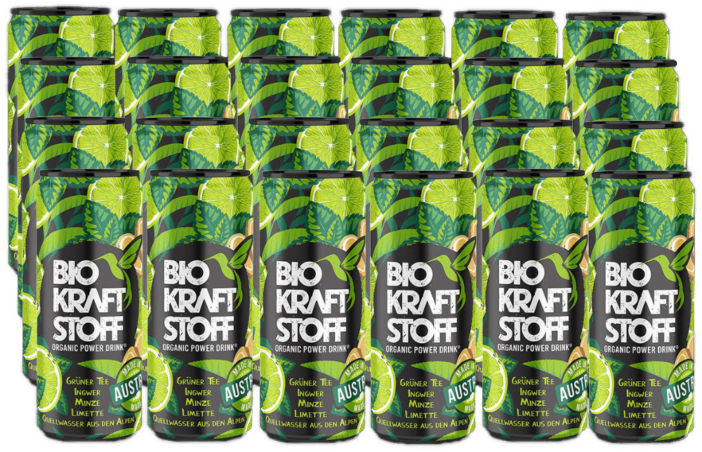 Bio Energy Drink Biokraftstoff 24 Dosen