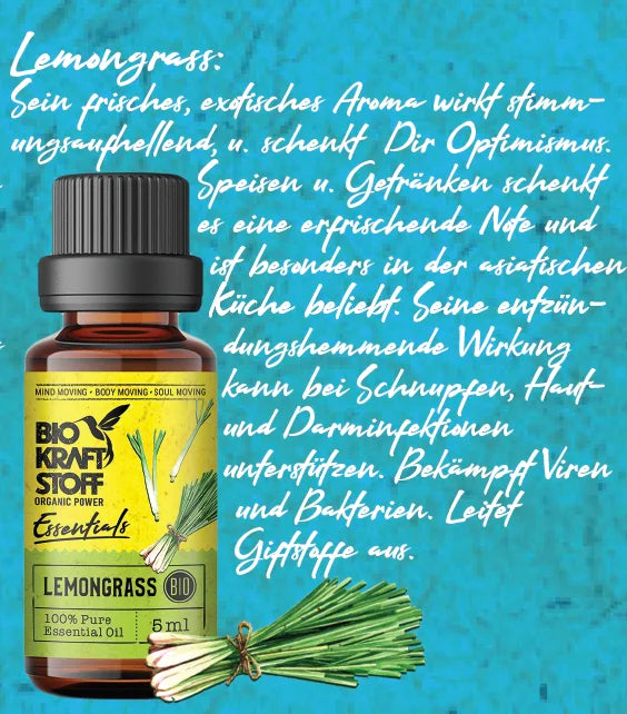 Biokraftstoff Essential Lemongrass