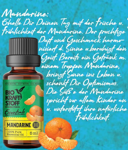 Biokraftstoff Essential Mandarine