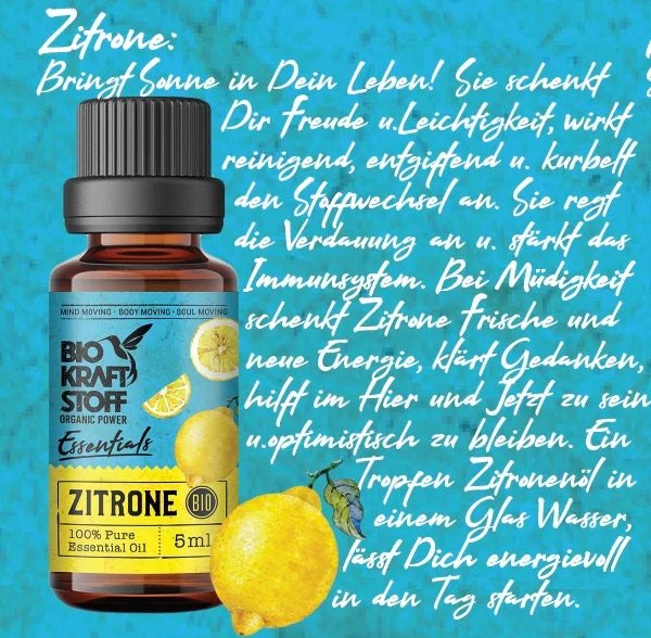 Biokraftstoff Essential Zitrone